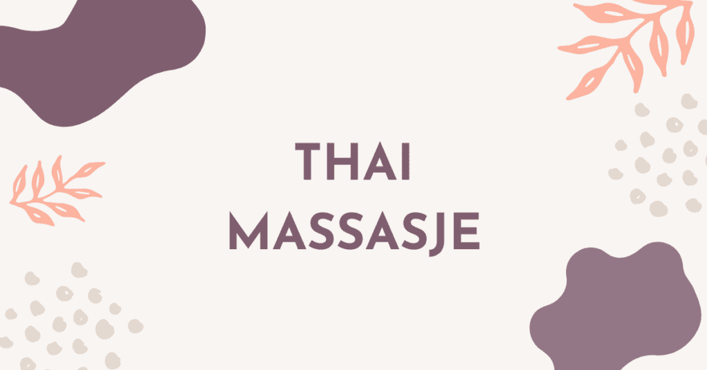 Thai massasje