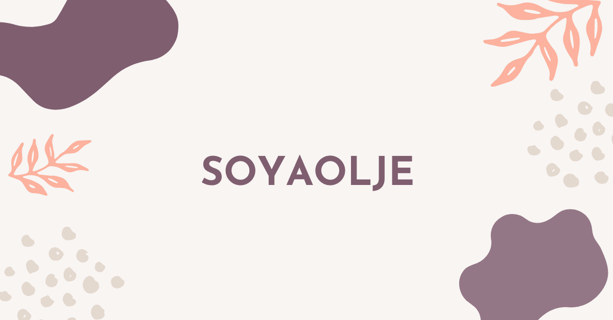 Soyaolje: En massasjeolje rik på antioksidanter